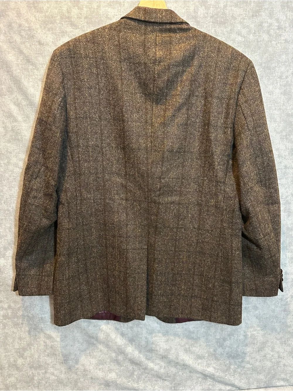 Alexandre London Savile Row 42R Abraham Moon Shetland Wool Tweed Blazer